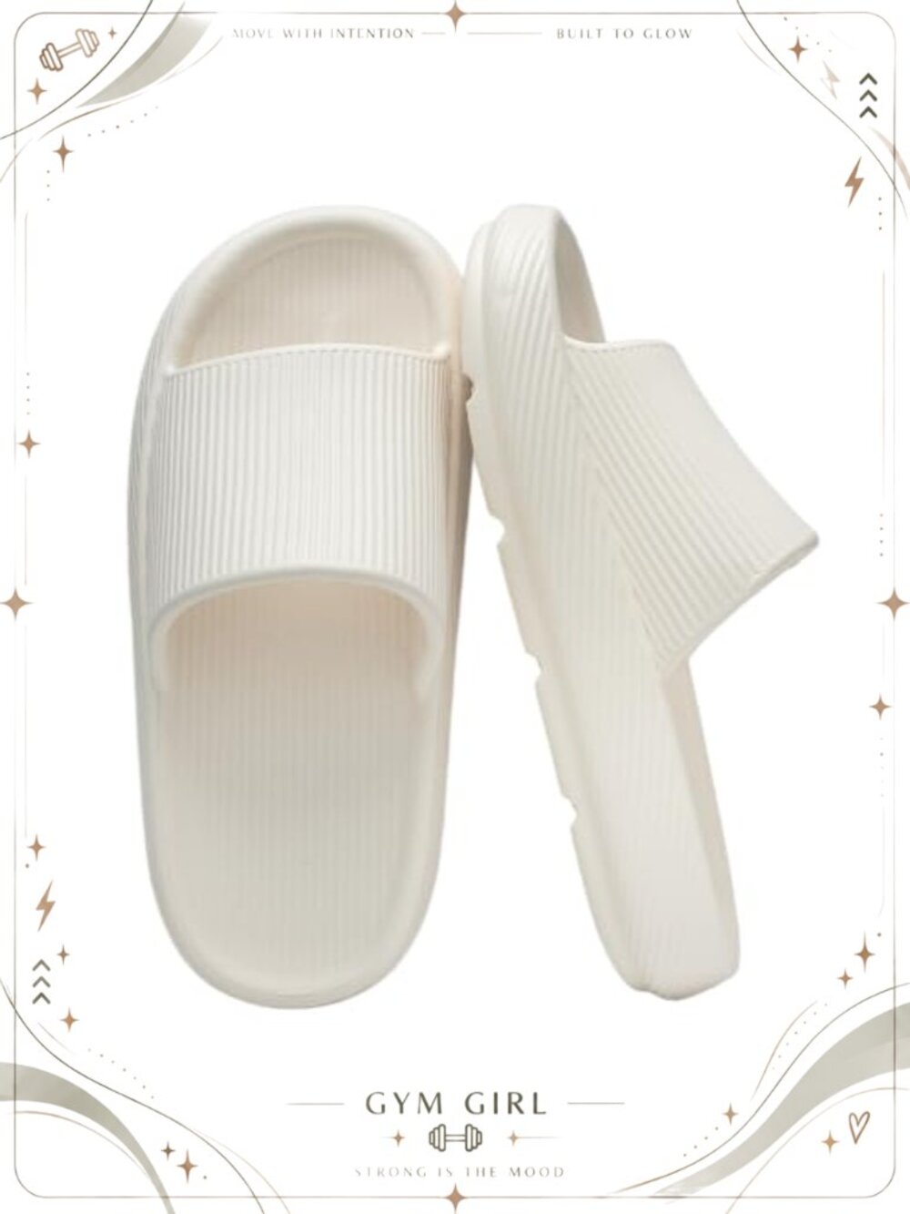 XIXITIAO EVA Foam Cloud Slide Slippers Non-Slip Sole Unisex Pillow Slides